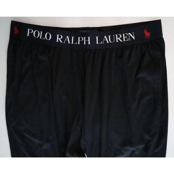Polo Ralph Lauren PLCTJR Men's Sz Large Black Pajama Jogger Pants - Picture 6 of 14